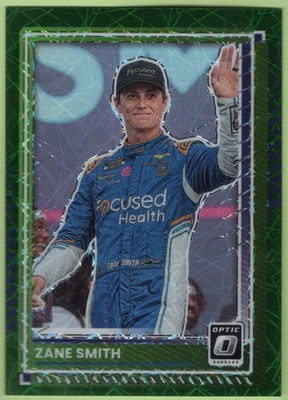 2025 DONRUSS NASCAR OPTIC GREEN VELOCITY PRIZM CARD - [FRM] - 1 Zane SMITH /99