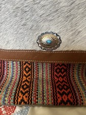 Myra Bag Western Boho Purse Fringe Turquoise ...