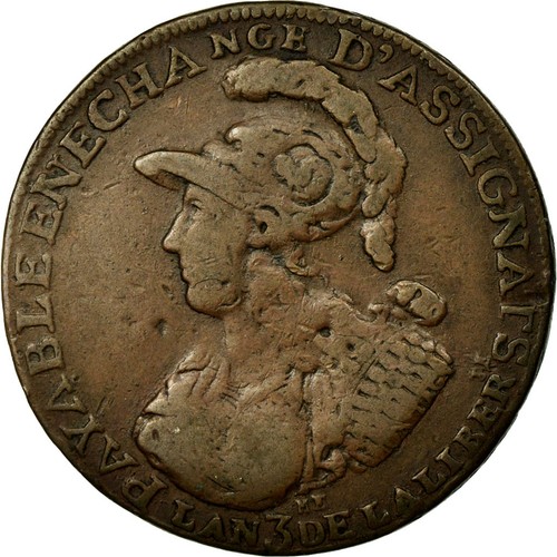 [#70663] Munten, Frankrijk, 2 Sols 6 Deniers, 1791, ZF, Koper, Brandon:210a - Afbeelding 1 van 2