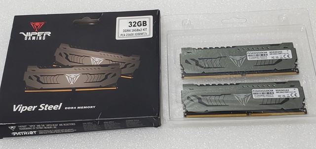 Patriot Viper Steel 32GB DDR4-3200 CL16 (PVS432G320C6K)