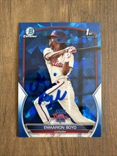 2023 Bowman Sapphire - Chrome Prospects Emaarion Boyd #BCP-128 RC ~ IP Auto ~ C