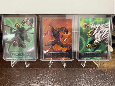 2024 Marvel Spider-Man Renditions Doc Oc /399, Green Goblin /299, Lizard /399