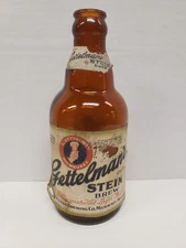 Gettelman’s Stein Brew beer bottle, Milwaukee WI,  paper label *** LAST ONE  ***