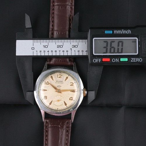 Rare Raketa MAJAK PChZ Vintage Soviet Mechanical Mens USSR Mechanical Wristwatch - Bild 9 von 9