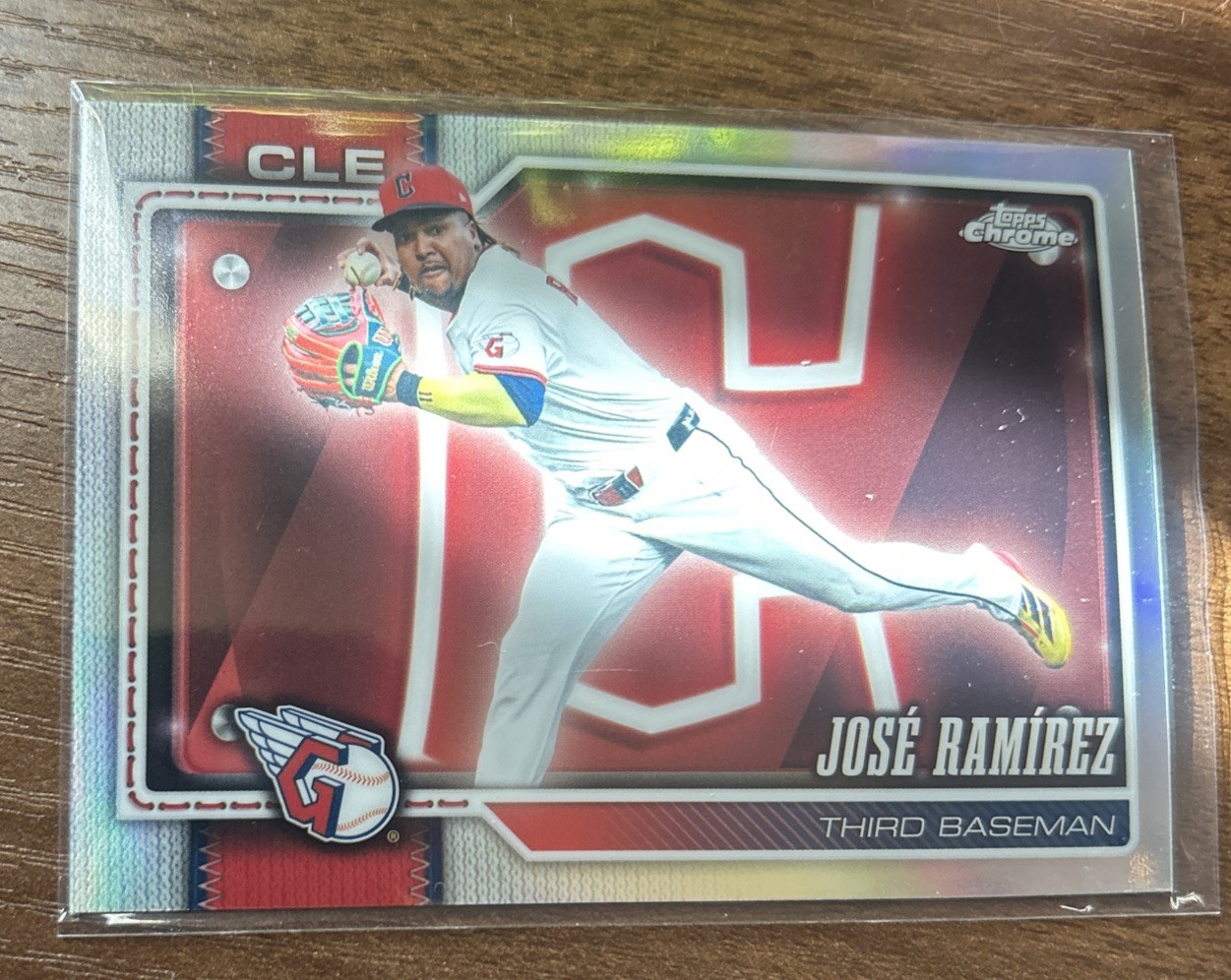 2026 Topps Chrome Jose Ramirez Lightboard Logo Refractor SP Clean