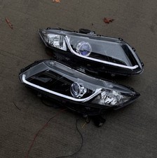 Black Headlights For 2012-2015 Honda Civic Sedan 4-door 2012 2013 Coupe Headlamp