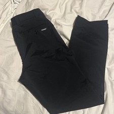 Stromberg Mens Golf Trousers Stretchy Black - Size 34W 31L