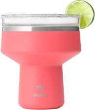 Insulated 16 oz Cocktail Tumbler with Lid, Keeps Drinks Cold 10 Hours, Party Pro
