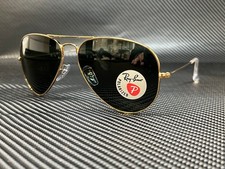 RAY BAN RB3025 001 58 Gold Aviator 55 mm Unisex Sunglasses