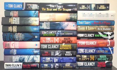 27 x Tom Clancy Hardcover Buch Konvolut Sammlung