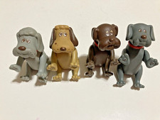  4 1986 Tonka-Pound Puppies Figures Dogs Vinyl