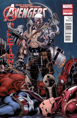 AVENGERS X-SANCTION ISSUE 1 - 1:15 McGUINNESS VARIANT COVER VS X-MEN PRELUDE