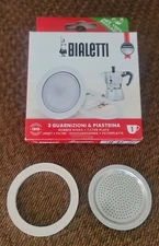 Bialetti 6 Cup Gasket Seal Filter Plate Moka Dama Break Stove Top Pot Espresso