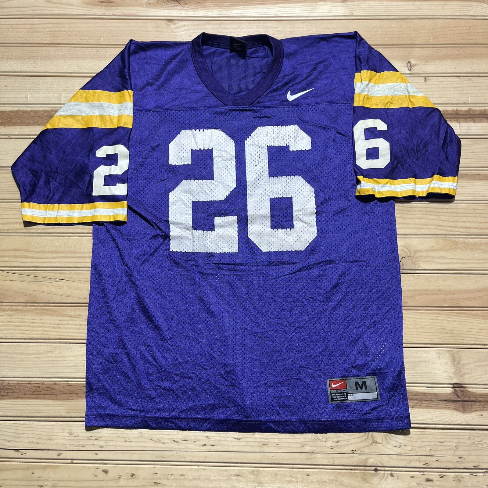 Vintage Nike Minnesota Vikings Tigner #26 Football Jersey Size M Colorway