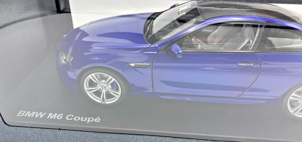 Nuevo Stock Antiguo BMW M6 Cupé F13, Escala 1:18, Modelo Die-Cast, Azul, 80432218737 Foto 3 de 4