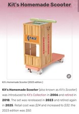 American Girl Doll KIT KITTREDGE California Orange Crate SCOOTER