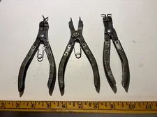 (3) Collectable K-D Tools No. 445 46 Snap Ring Pliers