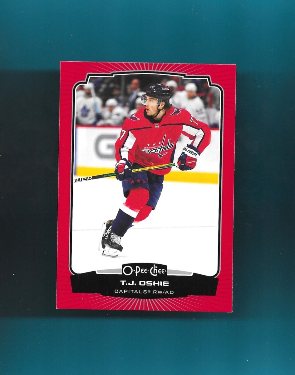 T.J. OSHIE-WASHINGTON CAPITALS! 2022-23 O-PEE-CHEE OPC RED T.J. OSHIE-WASHINGTON CAPITALS! 2022-23 O-PEE-CHEE OPC RED