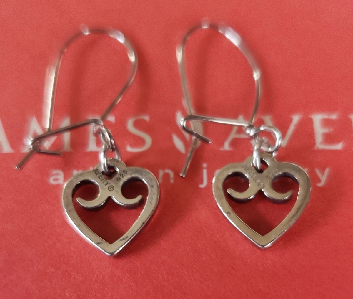 James avery heart earrings retired discount