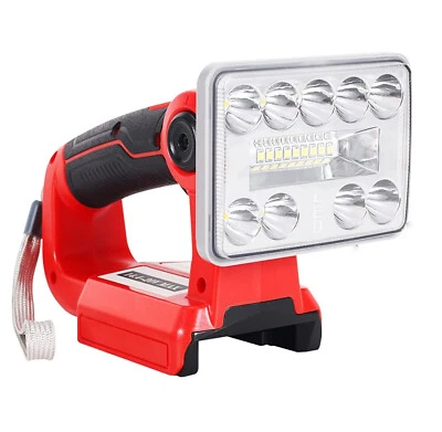 JHJQZCYG 3'' Led Work Light Flash Light Torch- For Milwaukee Lithium Li-ion 18V Batteries
