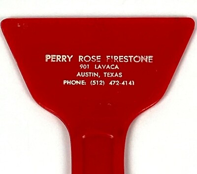 Vintage Firestone Ice Scraper Austin TX Promo Giveaway Tire People  Advertising 