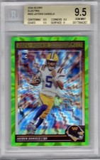 2024 Score Electric Jayden Daniels #302 75/99 RC Graded Beckett 9.5 POP1