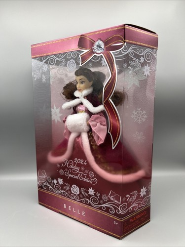 Disney Parks Beauty and the Beast Belle 2024 Holiday Special Edition Doll New -A - Picture 2 of 8