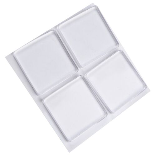 4pcs/set Transparent Silicone Non stick Mat for Washers Shock Absorption - Afbeelding 1 van 24