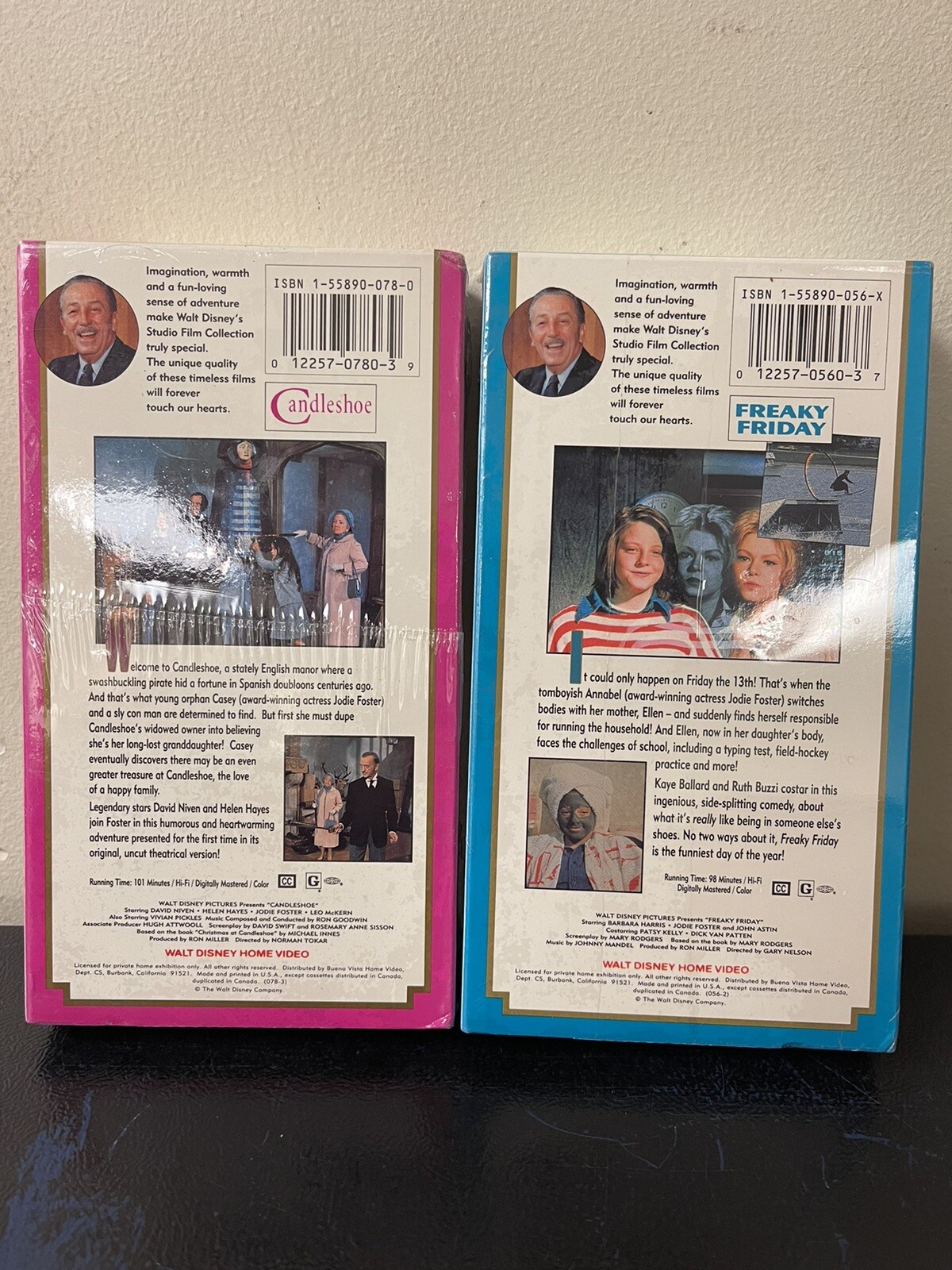 Walt Disney's Studio Film CollectionCandleshoe & Freaky Friday (VHS