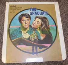 RCA SelectaVision VideoDiscs CED Vintage Movie Disc The Graduate Dustin Hoffman