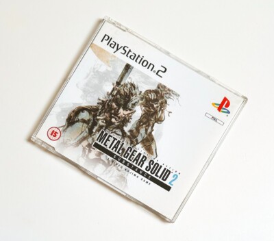 METAL GEAR SOLID 2 Substance   Playstation 2, PS2 promo game, review, press kit