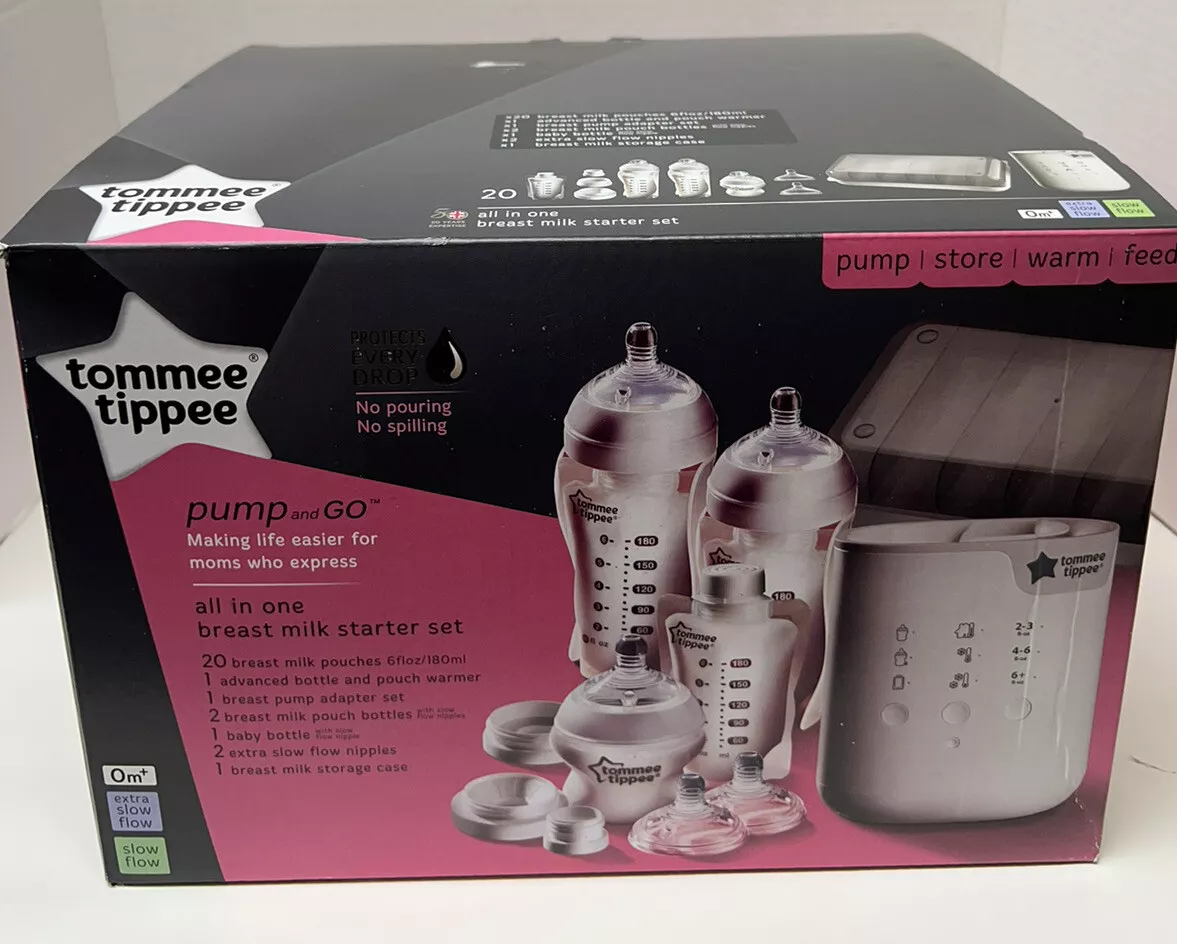 Pump and Go Complete Starter Set by Tommee Tippee - NAPPA Awards