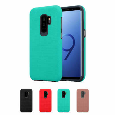 TRIANGLE Hybrid TPU Hard PC Shockproof Case Cover for Samsung Galaxy S9 / S9+