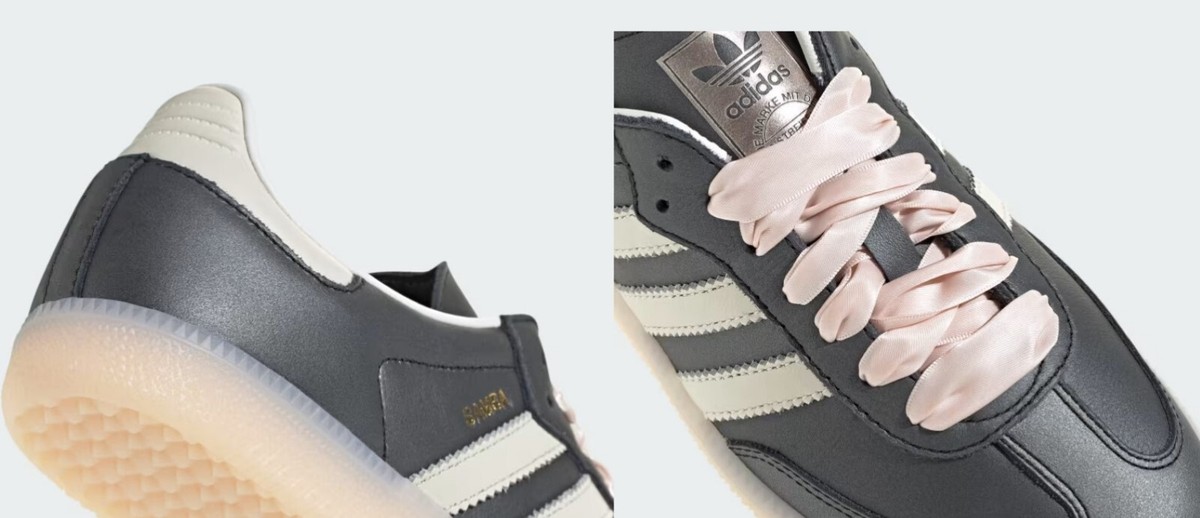 ◆adidas◆ Samba OG W Black White Pink IH8047 Adidas Originals Samba OG Black Beige Pink 8.5W/7.5M IH8047