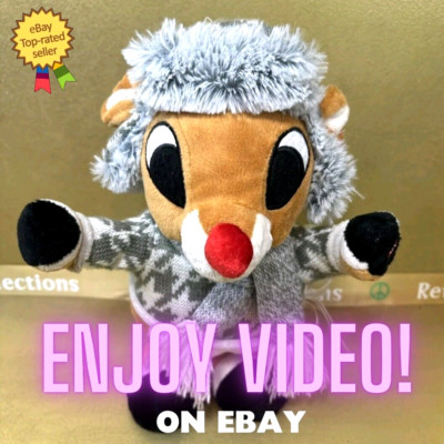 Gemmy Dancing & Musical Rudolf Red Nose Reindeer 