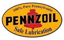 Pennzoil oil sticker weatherproof bumper vinyl decal