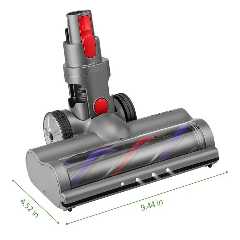 Brosse rouleau motorisée pour Dyson V10 V11 V15 avec éclairage LED pour sols délicats - 2