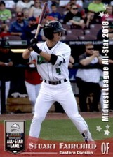 2018 Midwest League All-Star Game Eastern Division #12 Stuart Fairchild NM Card