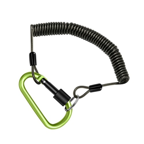 Fishing Safety Lanyards Retractable Coiled Tethers Carabiner Multifunctions Tool - Picture 16 of 16