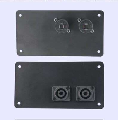 2AFT Metal Jack Plate W/Dual SpeakON NL4 For Nexo PS10 PS12