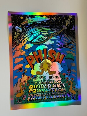 ■稀少アナログ2LP■PHISH / フィッシュ■Houst■2LP / 199 Phish Poster Albany NY MVP Arena 2024 Silkscreen S/N #'d X/500