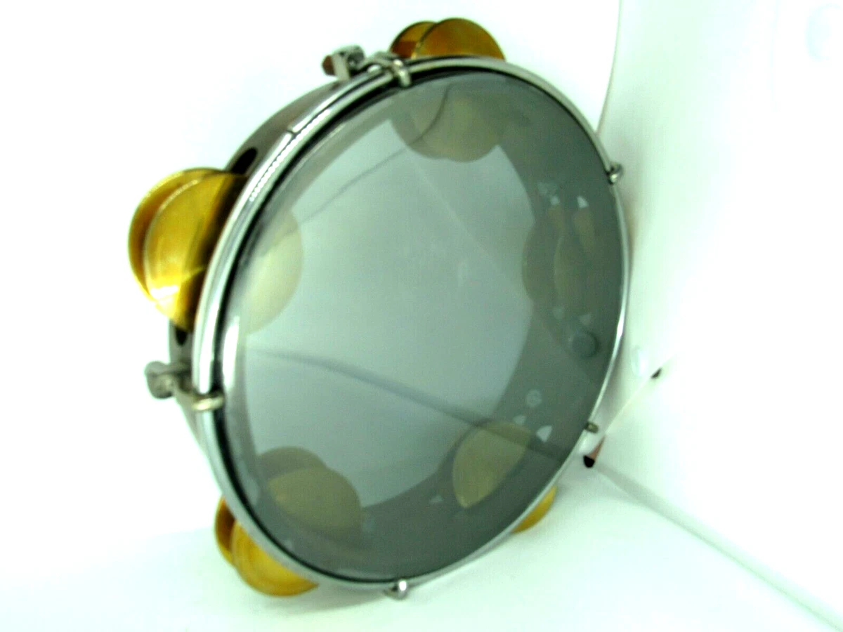 Riq Tef Tambourine Marine W Cymbals vg3