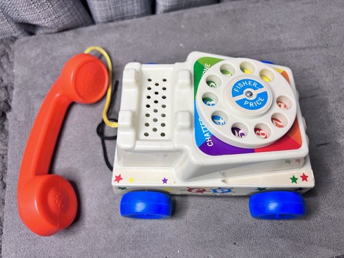Fisher Price Flashback Chatter Telefono Pull Toy 2009 Toy Story - Foto 7 di 11