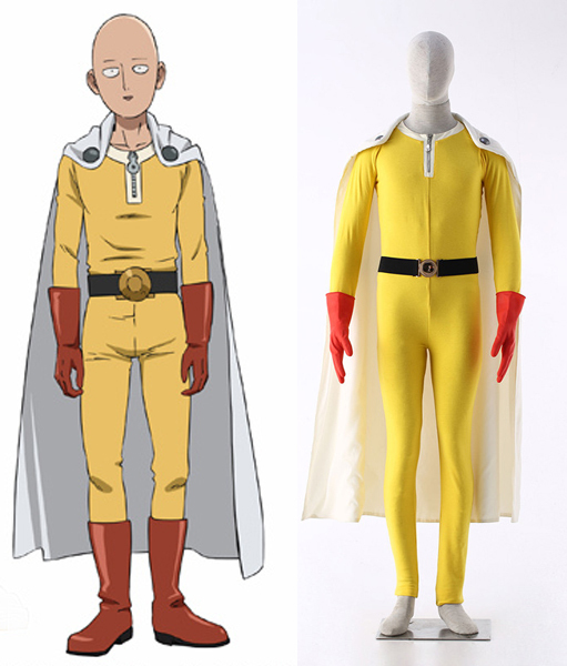 ONE PUNCH-MAN Saitama Cosplay Costume Costume Clothing Anime Cartoon