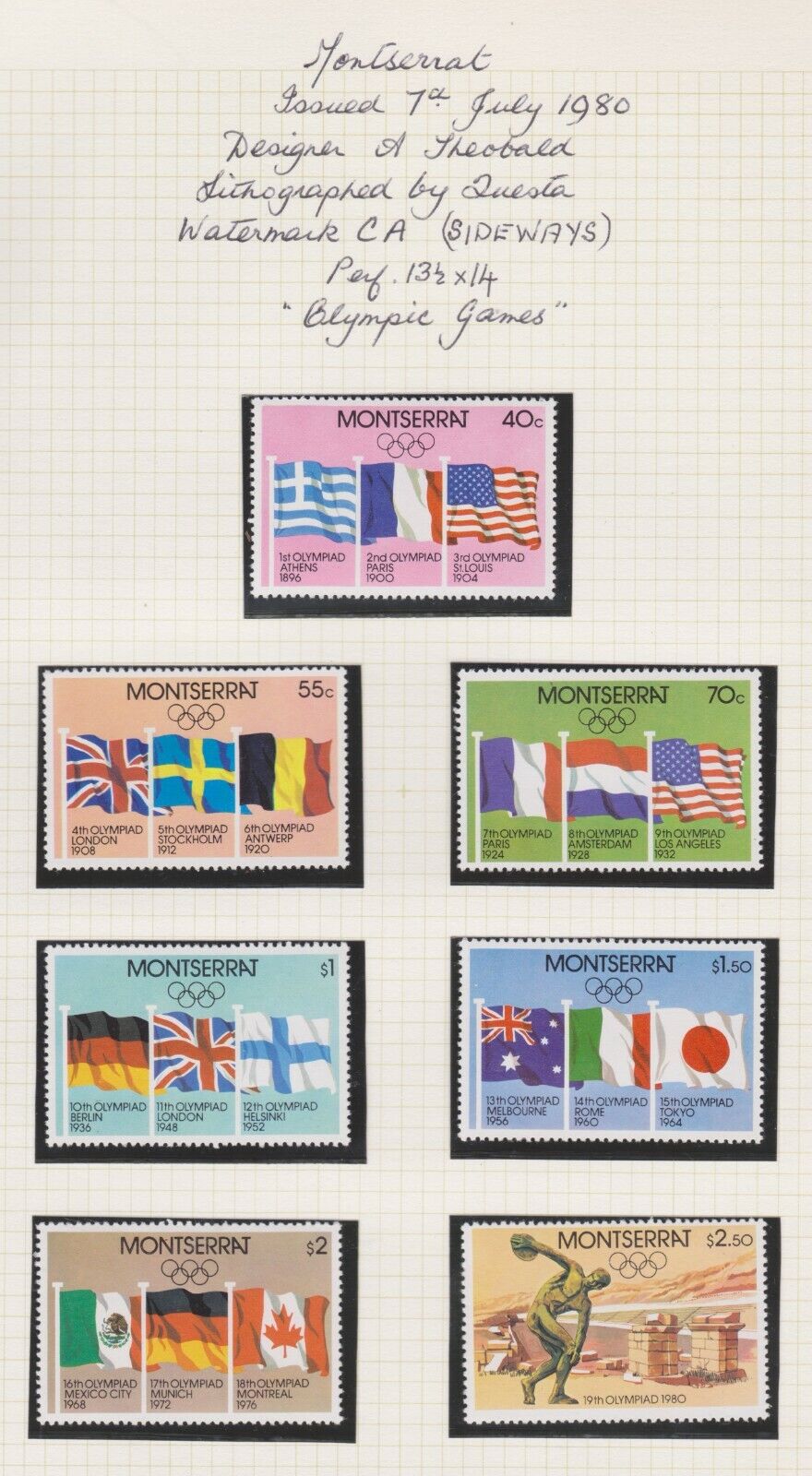 Stamps Super beauty product restock quality top Sale of Monserrat