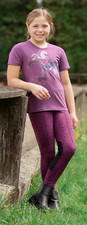 Kerrits Kids Performance Knee Patch Tight-L-Magenta Wildwood