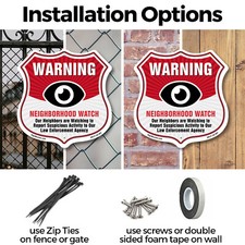 neighborhood watch sign products for sale | eBay