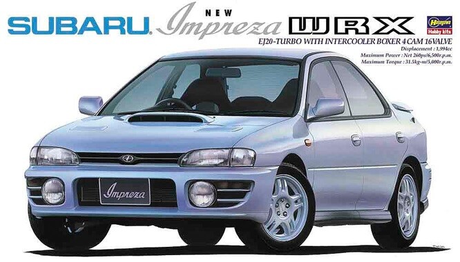 Hasegawa 20675 - 1/24 Subaru New Impreza Wrx 1994 - New | eBay