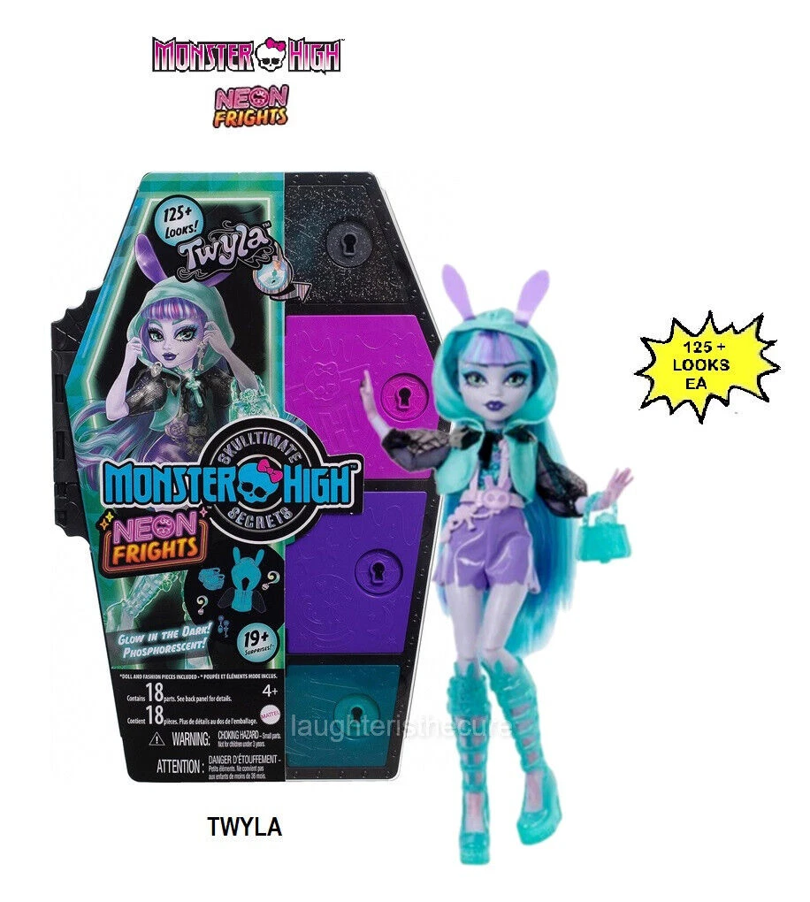 Monster High Skulltimate Secrets Neon Frights series 3 dolls 