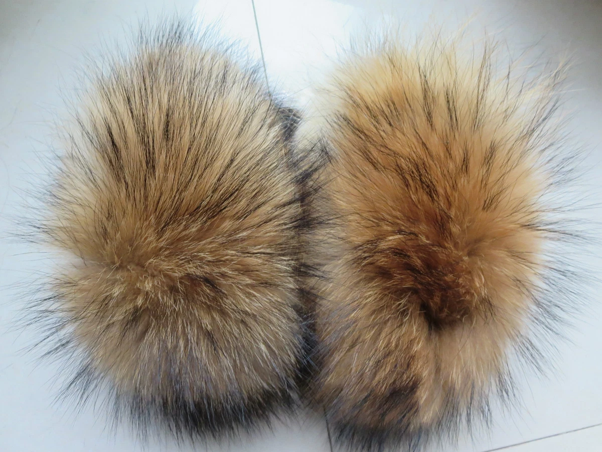 Raccoon fur cuffs online